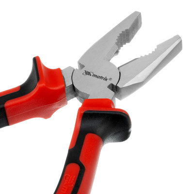 Плоскогубцы Nickel, 160 мм, никелированные, двухкомпонентные рукоятки Matrix по ценам производителя в Воронеже с доставкой по всей России