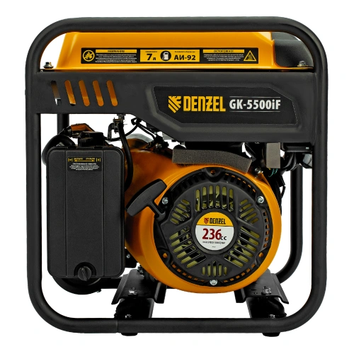 Генератор инверторный GK-5500iF, 5,5 кВт, 230 В, ручной старт DENZEL по ценам производителя в Воронеже с доставкой по всей России