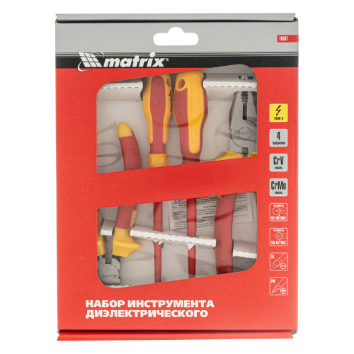 Набор диэлектрического инструмента, 4 предмета Matrix по ценам производителя в Воронеже с доставкой по всей России