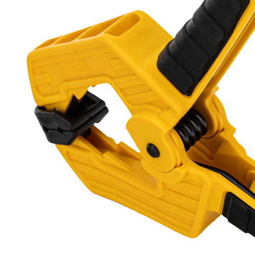 Струбцина клещеобразная, усиленная 80 х 60 мм, двухкомпонентные рукоятки Denzel по ценам производителя в Воронеже с доставкой по всей России