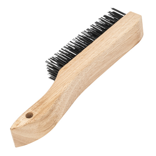 Щетка зачистная шестирядная, закаленная прямая проволока с деревянной ручкой Сибртех по ценам производителя в Воронеже с доставкой по всей России