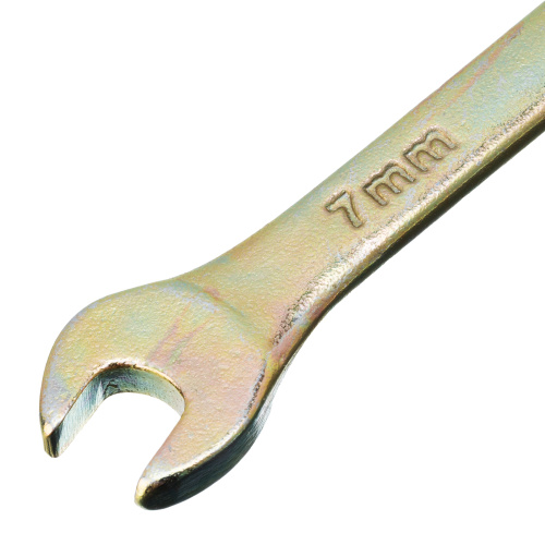 Ключ комбинированный, 7 мм, желтый цинк Сибртех по ценам производителя в Воронеже с доставкой по всей России