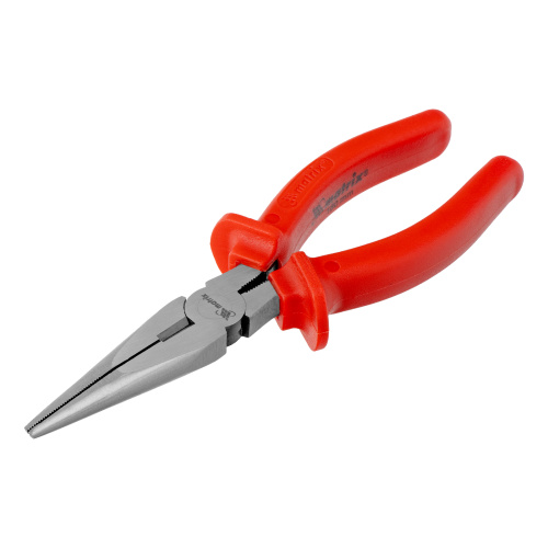 Длинногубцы прямые Econom, 180 мм, шлифованные, пластмассовые рукоятки Matrix по ценам производителя в Воронеже с доставкой по всей России