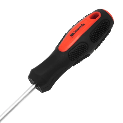 Отвертка Anti-Slip, SL5 х 100 мм, CrV, двухкомпонентная рукоятка Matrix по ценам производителя в Воронеже с доставкой по всей России