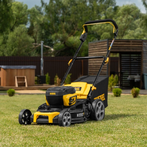 Газонокосилка аккумуляторная бесщет. DLM-460, 460 мм, травосб. 65 л., Li-Ion, 40 В Denzel по ценам производителя в Воронеже с доставкой по всей России