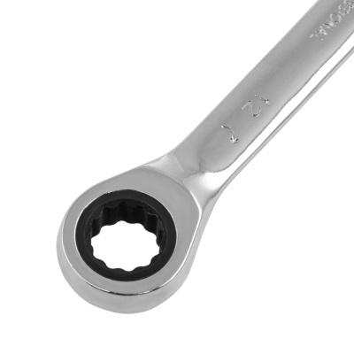 Ключ комбинированный трещоточный, 12 мм, CrV, зеркальный хром Matrix Professional по ценам производителя в Воронеже с доставкой по всей России