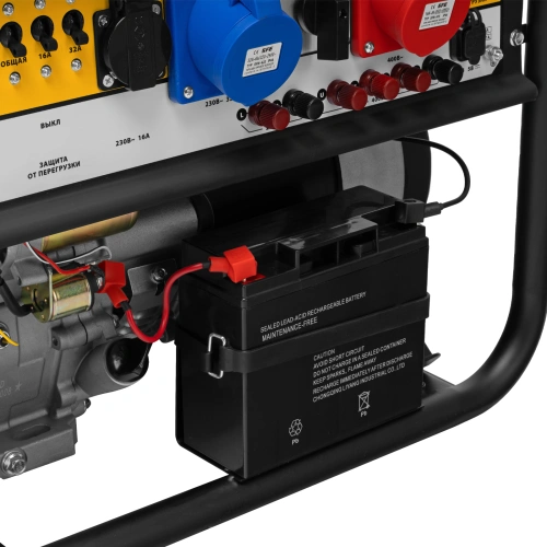 Генератор бензиновый PS 90 ED-3, 9.0 кВт, переключение режима 230 В/400 В, 25 л, электростартер Denzel по ценам производителя в Воронеже с доставкой по всей России