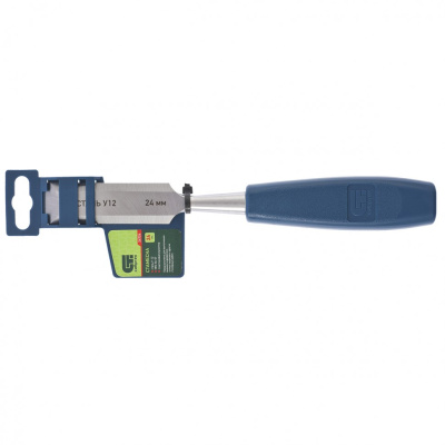 Стамеска, 24 мм, пластиковая рукоятка Сибртех по ценам производителя в Воронеже с доставкой по всей России