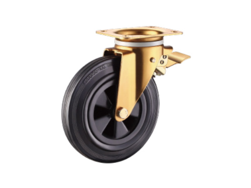 Колесо поворотное SCb63K 160 мм с тормозом по ценам производителя в Воронеже с доставкой по всей России