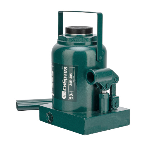 Домкрат гидравлический бутылочный, 50 т, 245-385 мм Сибртех по ценам производителя в Воронеже с доставкой по всей России