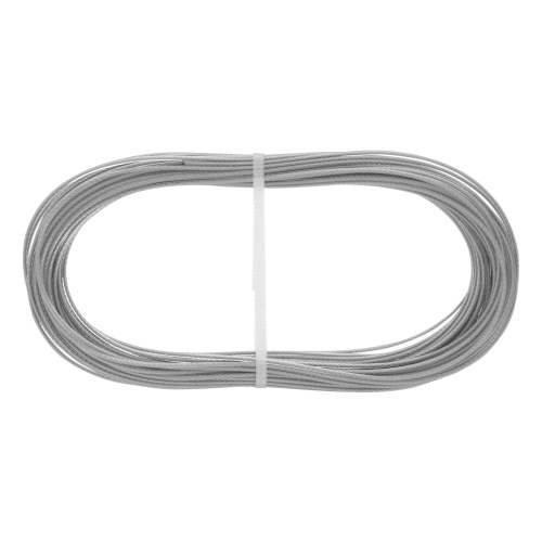 Трос металлополимерный прозрачный ПР-2.0, толщина 2.0 мм, моток 20 метров Сибртех по ценам производителя в Воронеже с доставкой по всей России