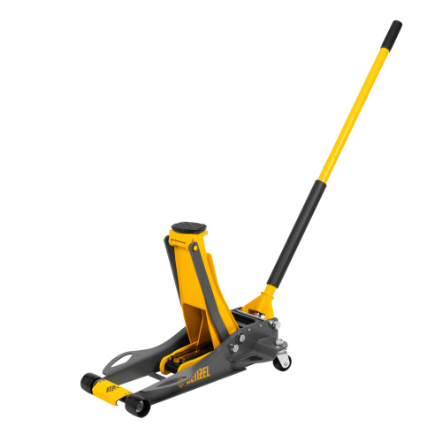 Домкрат гидравлический подкатной, 3 т, 75-500 мм, быстрый подъем, низкий подхват, проф. Denzel по ценам производителя в Воронеже с доставкой по всей России