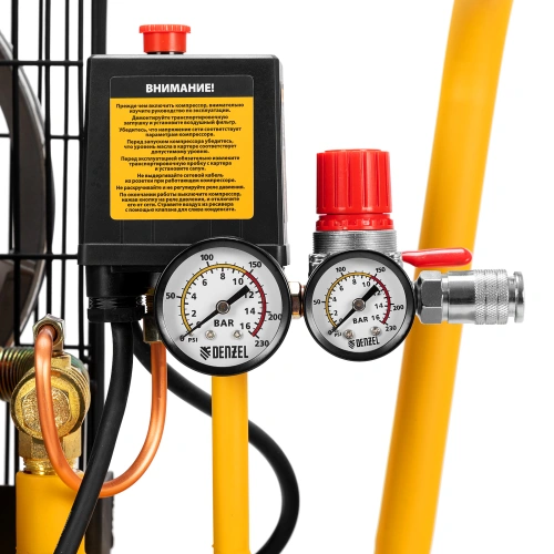 Компрессор воздушный BCI2300/50, ременный привод, 2.3 кВт, 50 литров, 400 л/мин Denzel по ценам производителя в Воронеже с доставкой по всей России