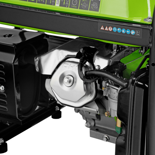 Генератор бензиновый БС-8000Э, 6,6 кВт, 230В, четырехтактный, 25 л, электростартер Сибртех по ценам производителя в Воронеже с доставкой по всей России