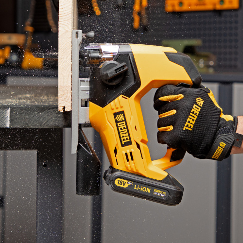 Лобзик аккумуляторный CJ-80-0, 18В Li-Ion Denzel по ценам производителя в Воронеже с доставкой по всей России