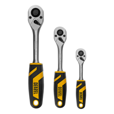 Набор инструментов, 1/2", 1/4", 3/8", CrV, S2, пластиковый кейс, 216 предметов Denzel по ценам производителя в Воронеже с доставкой по всей России