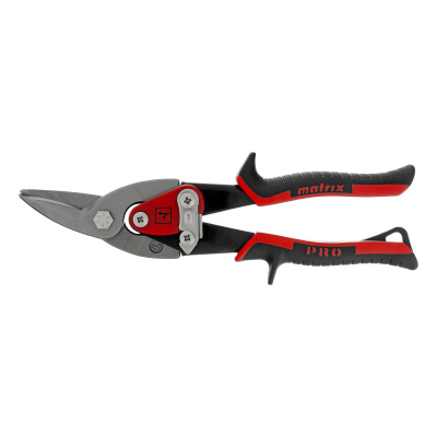 Ножницы по металлу, 250 мм, левый рез, сталь CRMO, двухкомпонентные рукоятки, PRO Matrix по ценам производителя в Воронеже с доставкой по всей России