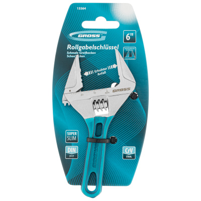 Ключ разводной, 120 мм, CrV, укороченная ручка Gross по ценам производителя в Воронеже с доставкой по всей России