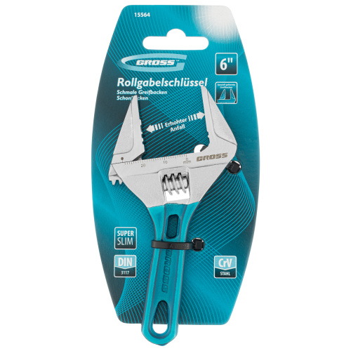 Ключ разводной, 120 мм, CrV, укороченная ручка Gross по ценам производителя в Воронеже с доставкой по всей России