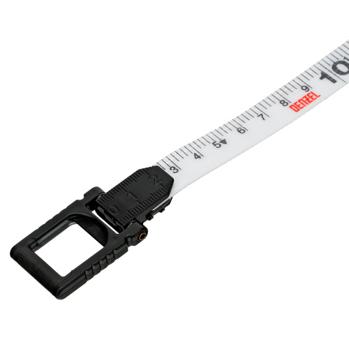 Рулетка геодезическая 30 м х 15 мм, закрытый корпус, фиберглассовая лента Denzel по ценам производителя в Воронеже с доставкой по всей России