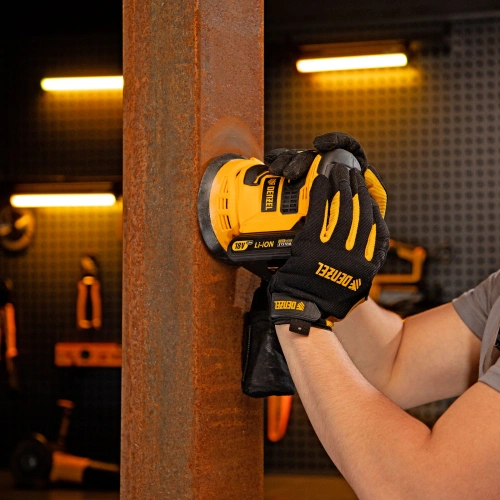 Машина шлифовальная эксцентриковая аккумуляторная COS-125, 18В Li-Ion Denzel по ценам производителя в Воронеже с доставкой по всей России