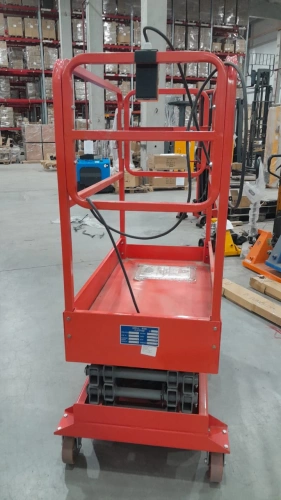 Подъемник ножничный передвижной 240 кг 3/5 м TOR GTJY DC аккумуляторный по ценам производителя в Воронеже с доставкой по всей России