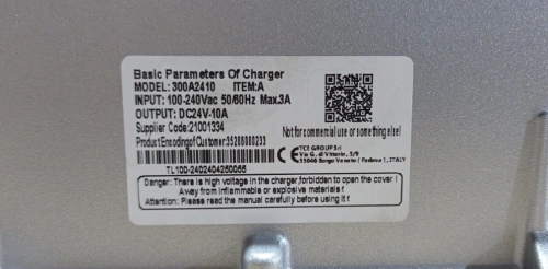 Зарядное устройство для штабелёров CDD15R-EN 24V/10A (Charger External) по ценам производителя в Воронеже с доставкой по всей России