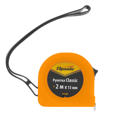 Рулетка Classic,2 м х 13 мм,пластиковый корпус Sparta по ценам производителя в Воронеже с доставкой по всей России