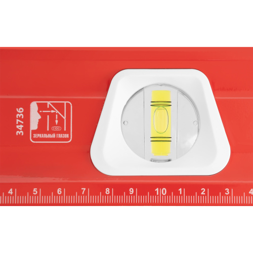 Уровень алюминиевый, магнит, фрезерованный, 3 глазка (1 зеркальный) двухкомпонентные рукоятки, 2000 мм Matrix по ценам производителя в Воронеже с доставкой по всей России