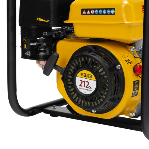 Мотопомпа бензиновая для грязной воды PX-80D7, 7 л.с., 3", 1300 л/мин, глуб 8 м,напор 30 м Denzel по ценам производителя в Воронеже с доставкой по всей России