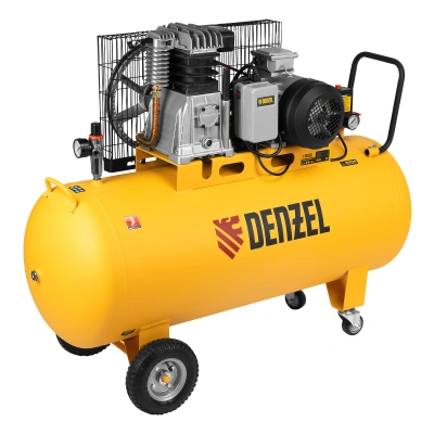Компрессор воздушный BCI3000-T/200, ременный привод , 3.0 кВт, 200 литров, 530 л/мин Denzel по ценам производителя в Воронеже с доставкой по всей России