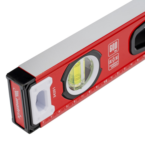 Уровень алюминиевый, фрезерованный, 3 глазка, рукоятки, 600 мм Matrix по ценам производителя в Воронеже с доставкой по всей России