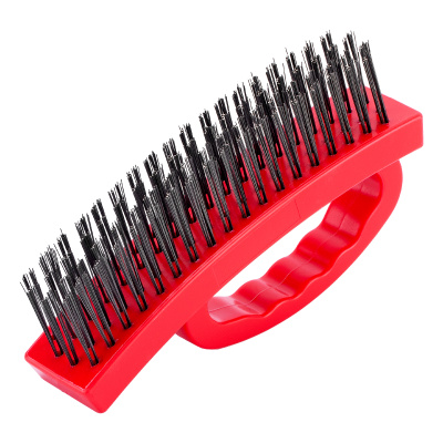 Щетка зачистная четырехрядная, плоская, пластиковая с рукояткой Matrix по ценам производителя в Воронеже с доставкой по всей России