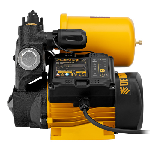 Насосная станция PS500C, 500 Вт, напор 35 м, 2200 л/ч, ресивер 2 л, блок управления Denzel по ценам производителя в Воронеже с доставкой по всей России