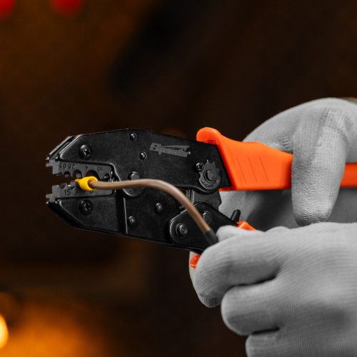 Клещи, 0.5-10 мм, для обжима электрокабеля Sparta по ценам производителя в Воронеже с доставкой по всей России