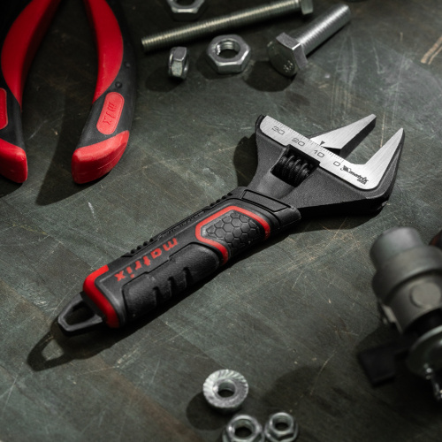 Ключ разводной, тонкие губки, фосфатированный, двухкомпонентная рукоятка, 150 мм, PRO Matrix по ценам производителя в Воронеже с доставкой по всей России