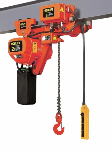 2т 12м УСВ таль цепная ТЭЦ OCALIFT 02-01LHD 380в передвижная двухскоростная по ценам производителя в Воронеже с доставкой по всей России