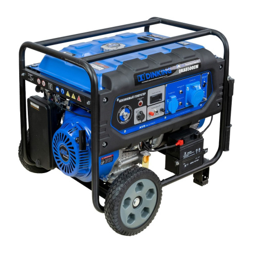 Генератор бензиновый Dinking DKA8500EW (8,5кВт, электростартер, 17лс, колёса, АВР) по ценам производителя в Воронеже с доставкой по всей России
