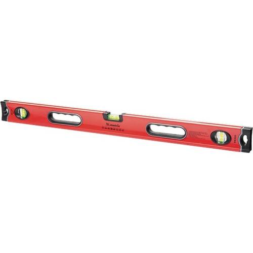 Уровень алюминиевый, 1500 мм, 3 глазка, ударопрочные заглушки, двухкомпонентные ручки Matrix ProFI по ценам производителя в Воронеже с доставкой по всей России