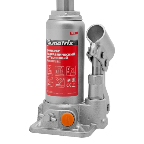 Домкрат гидравлический бутылочный, 2 т, h подъема 158-308 мм Matrix по ценам производителя в Воронеже с доставкой по всей России