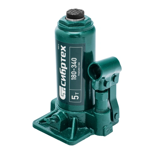 Домкрат гидравлический бутылочный, 5 т, 180-340 мм, в пласт. кейсе Сибртех по ценам производителя в Воронеже с доставкой по всей России