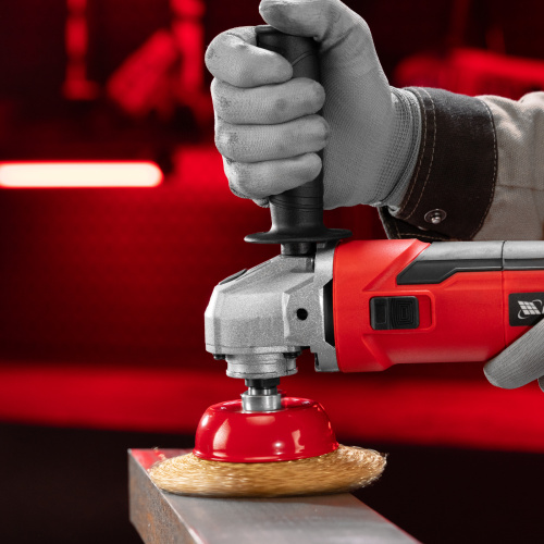 Щетка для УШМ, 100 мм, М14, "чашка", латунированная витая проволока Matrix по ценам производителя в Воронеже с доставкой по всей России