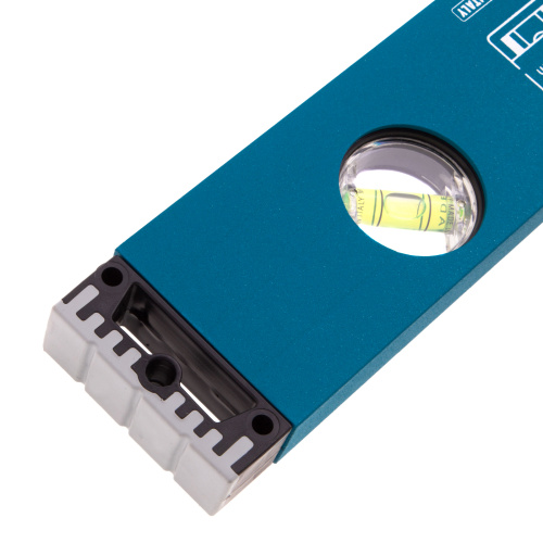 Уровень алюминиевый, 1000 мм, усиленный с ударопрочными заглушками, рукоятки, 3 глазка Gross по ценам производителя в Воронеже с доставкой по всей России