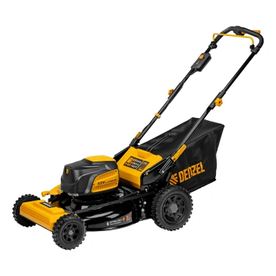 Газонокосилка аккумуляторная бесщет., RLMS560-62, привод, 560 мм, Li-ion, 62В Denzel купить в Москве с доставкой по всей России | ProtosMarket.ru