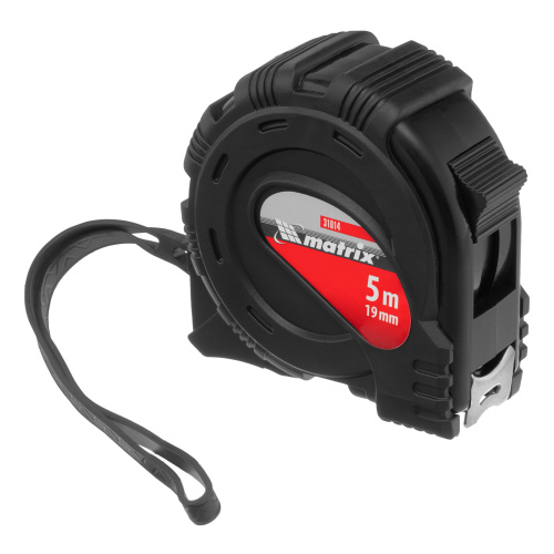Рулетка Black,5 м х 19 мм,обрезиненный корпус Matrix по ценам производителя в Воронеже с доставкой по всей России