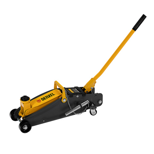 Домкрат гидравлический подкатной с фиксатором, 2,8 т, 135-385 мм, в кейсе Denzel по ценам производителя в Воронеже с доставкой по всей России