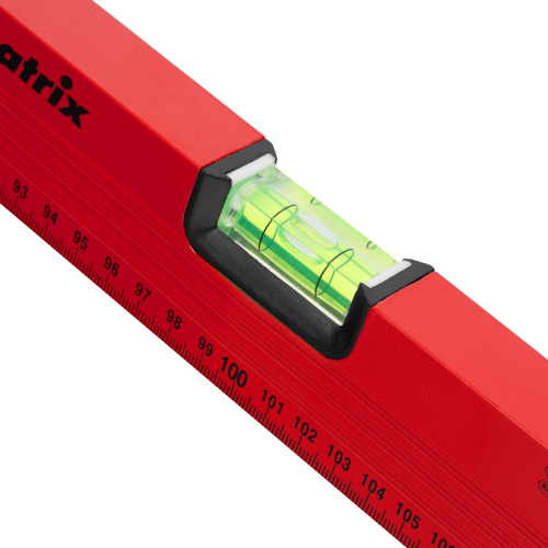Уровень алюминиевый, 2000 мм, 3 глазка, красный, линейка Matrix по ценам производителя в Воронеже с доставкой по всей России