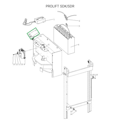 Аварийный выключатель для штабелеров SDR/SDK и SPN, для тележек SK20 по ценам производителя в Воронеже с доставкой по всей России