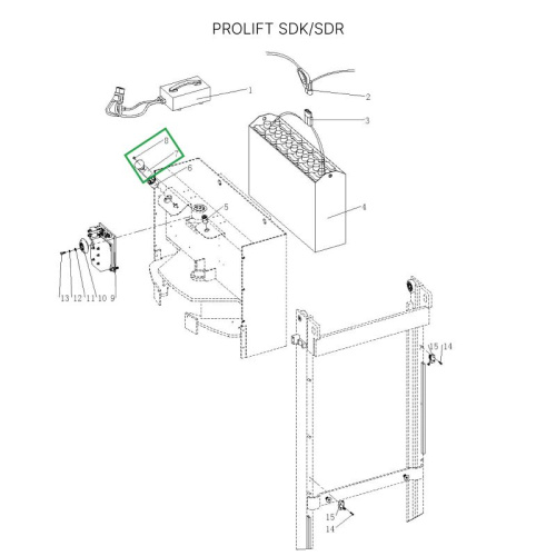 Аварийный выключатель для штабелеров SDR/SDK и SPN, для тележек SK20 по ценам производителя в Воронеже с доставкой по всей России
