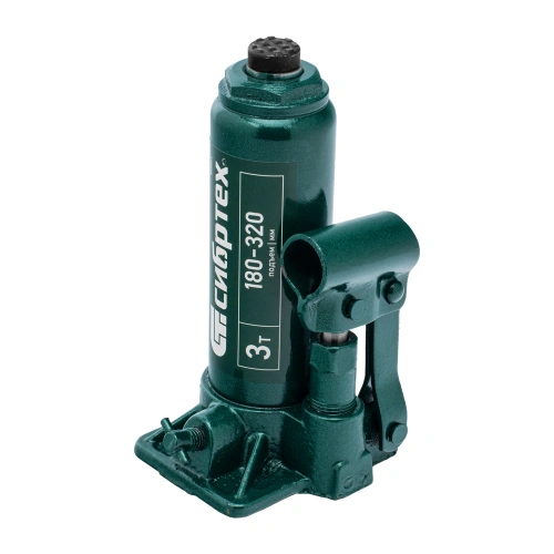 Домкрат гидравлический бутылочный, 3 т, 180-320 мм, в пласт. кейсе Сибртех по ценам производителя в Воронеже с доставкой по всей России